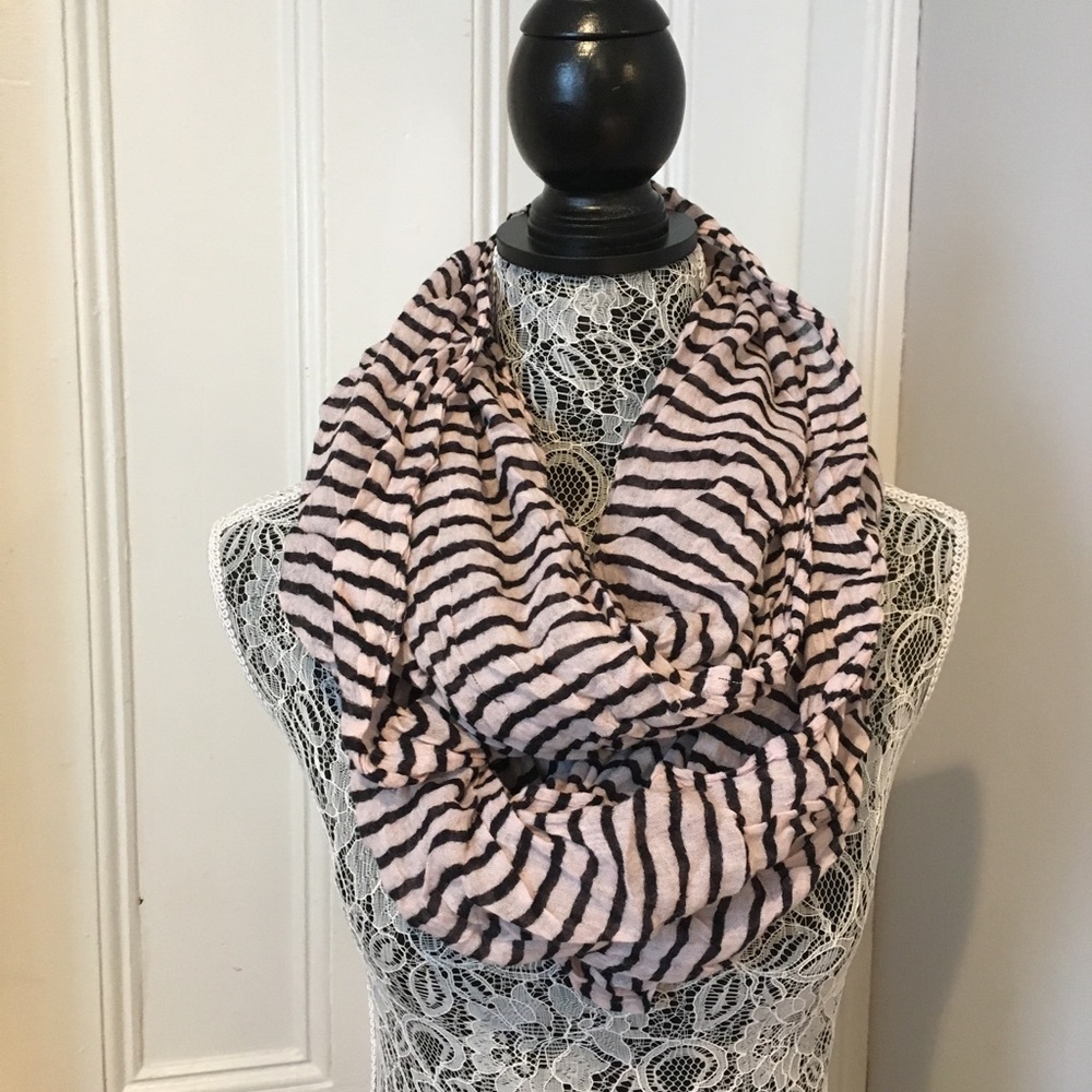 Purple and black infinity scarf!